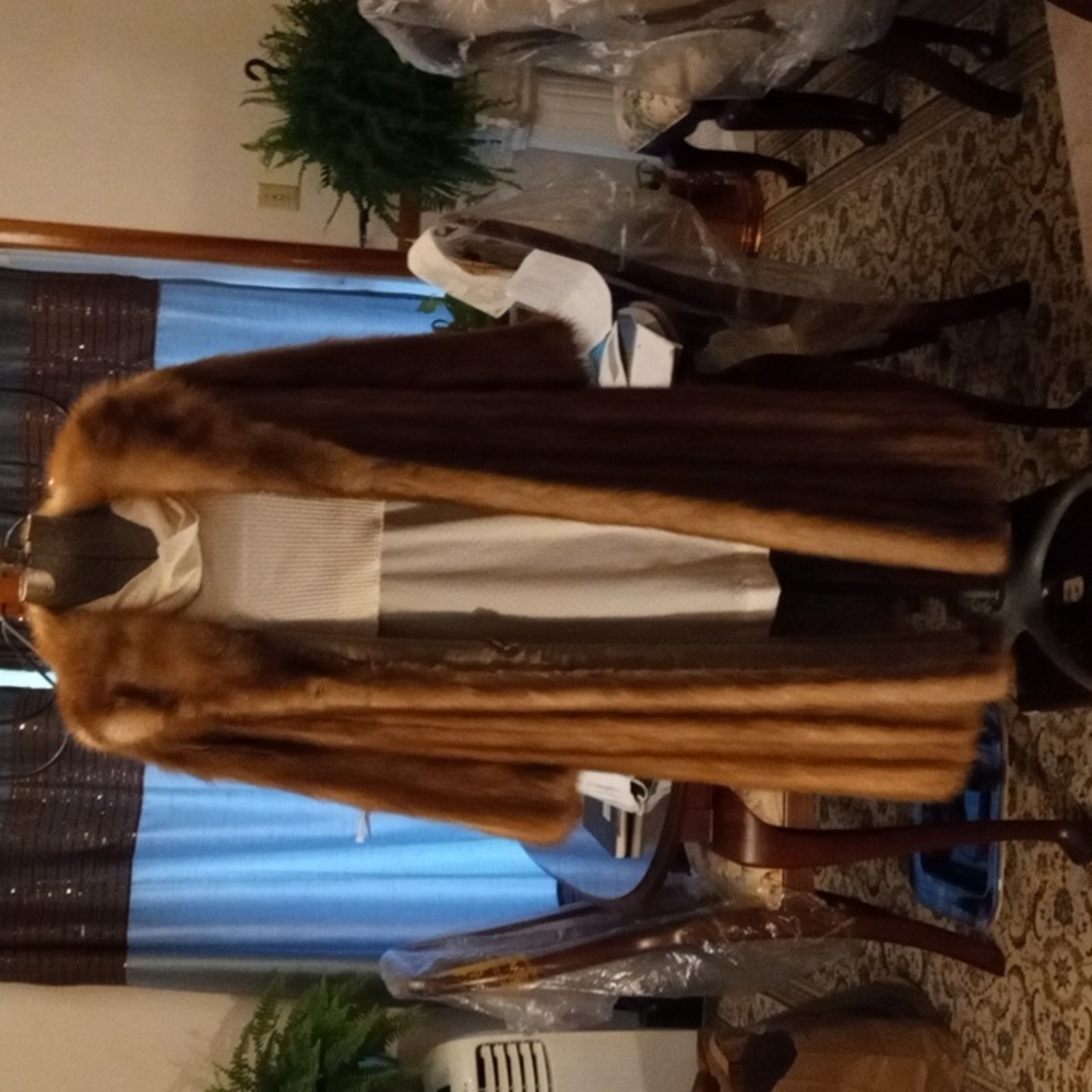 Original Amber Color Mink.  Size S/M